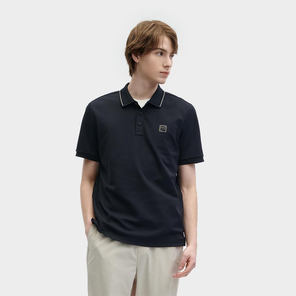 New FILA HERITAGE Polo Shirt Men's Legend Blue F11M428119FNV