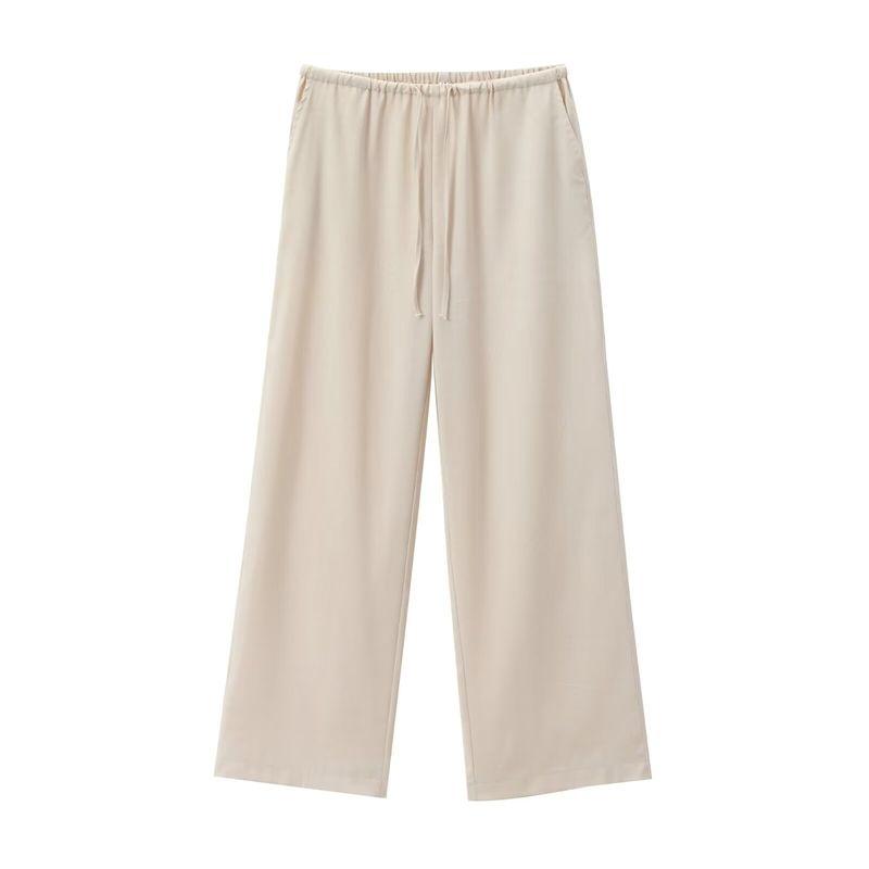 Kaslead New Arrival Women's Clothing Fashion Style with Belt Kimono Outerwear Casual Pants 8338735 4391436