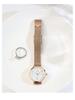 2023 Kezzi Minimalist French Niche Waterproof Couple Watches for Women, Mesh Band Pair