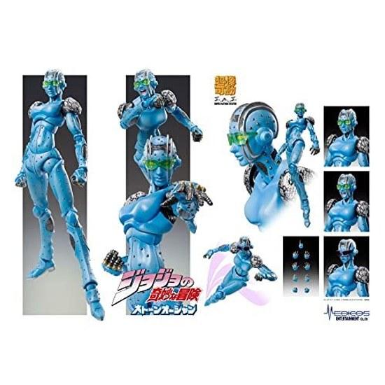 Super Action Statue JoJos Bizarre Adventure Part 6 Stone Ocean SF Approximately 155mm PVC ABS Nylon Painted Movable Figure ME60520