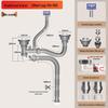 Kitchen Sink Drain Pipe Kit