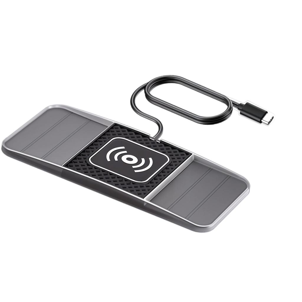 Car Wireless Charger Anti-Slip Smart Induction Pad for Quick Phone Charging