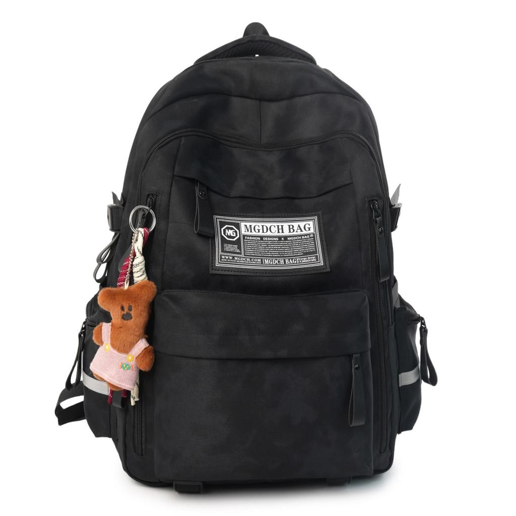 Schoolbag Korean version backpack large capacity junior high school quality schoolbag strong durable versatile leisure travel backpack