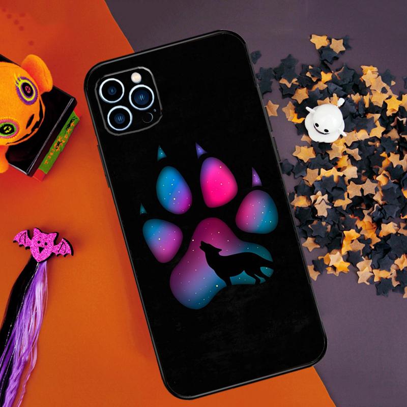 Cartoon Cute Dog Paws Bumper Case For iPhone 16 15 14 Pro Max 11 12 13 Pro Max Mini XR 15 16 Plus 16e Phone Cover