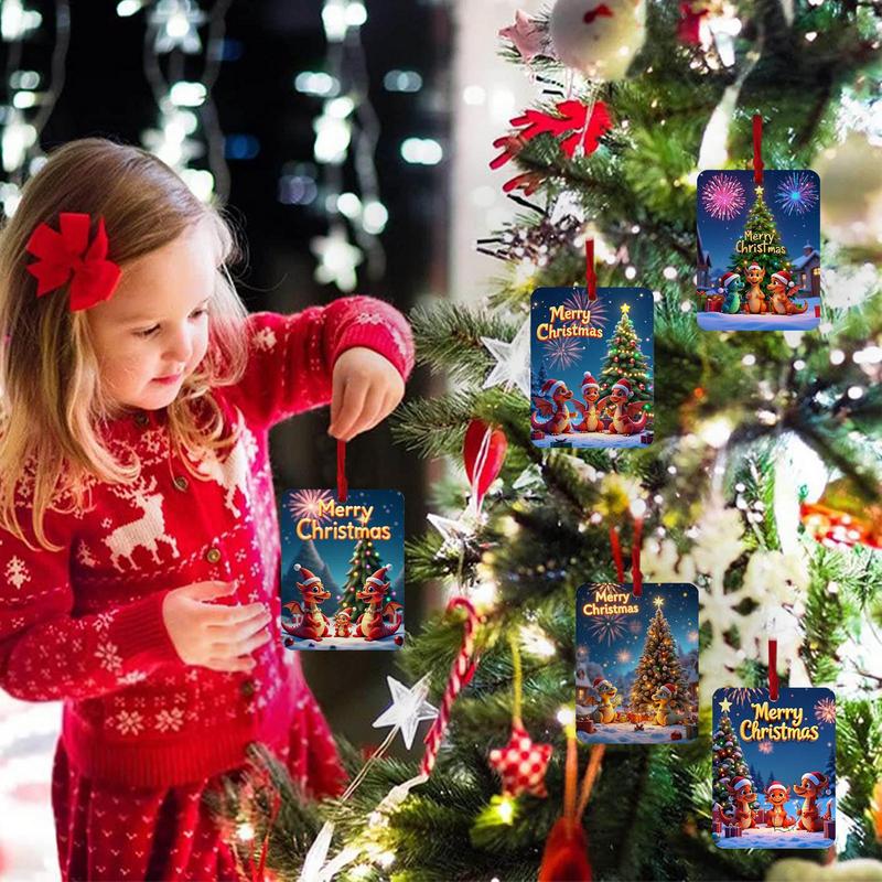 Weihnachtsgeldhalter, 8 Stück, Drachen-Schneemann-Geldhalter, süße Weihnachtsdekorationen mit Umschlägen, Bargeld, Urlaubsbedarf für