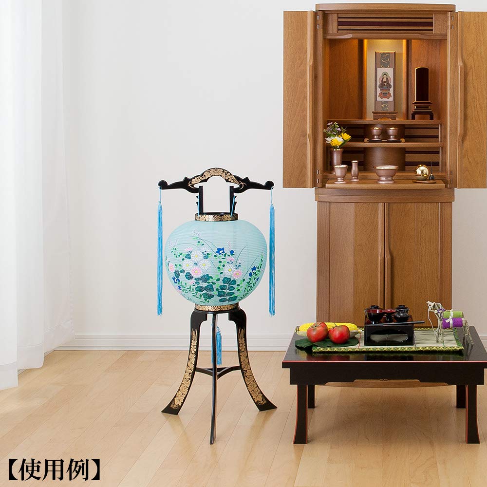 Buddhist Altar Shop Takita Shoten Bon Lanterns Bon Lanterns Rotating Lanterns 10 2302 Height 79 Cm X Fire Bag Diameter 32 Cm Standing Lanterns