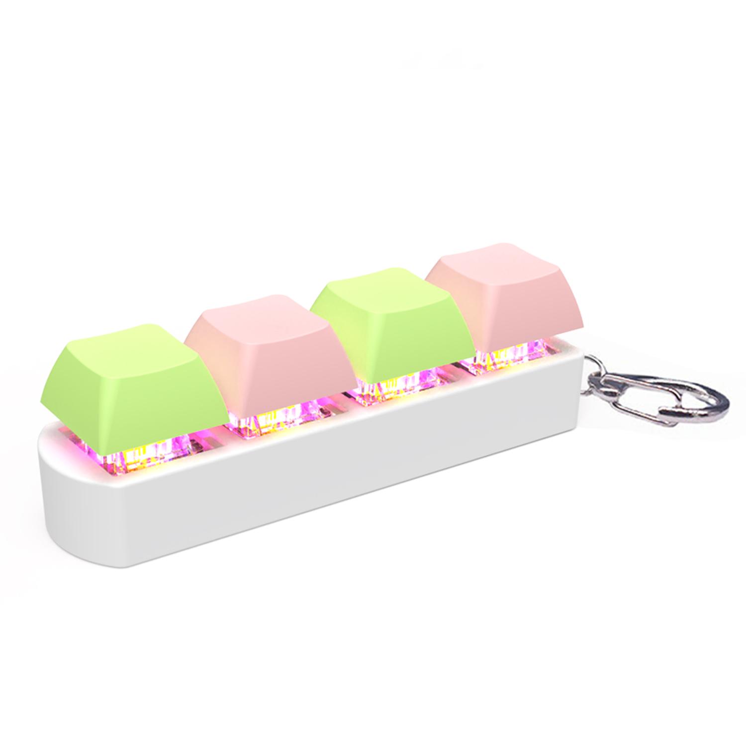 

Світлодіодна клавіатура Ключ Іграшка для зняття стресу DIY Fidget Button Keycap Fidget Keychain Keyboard Keychain Toys Finger Keyboard Caps Іграшка в подарунок