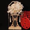 Handmade Round Fan for Weddings - Bride's Chinese Xiuhe Dress Accessory