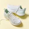 Anta Cloud Bounce Soft Bottom Comfortable Shock Absorption Rebound Low Top Casual Running Shoes Women Sneaker White Green 922535537-2