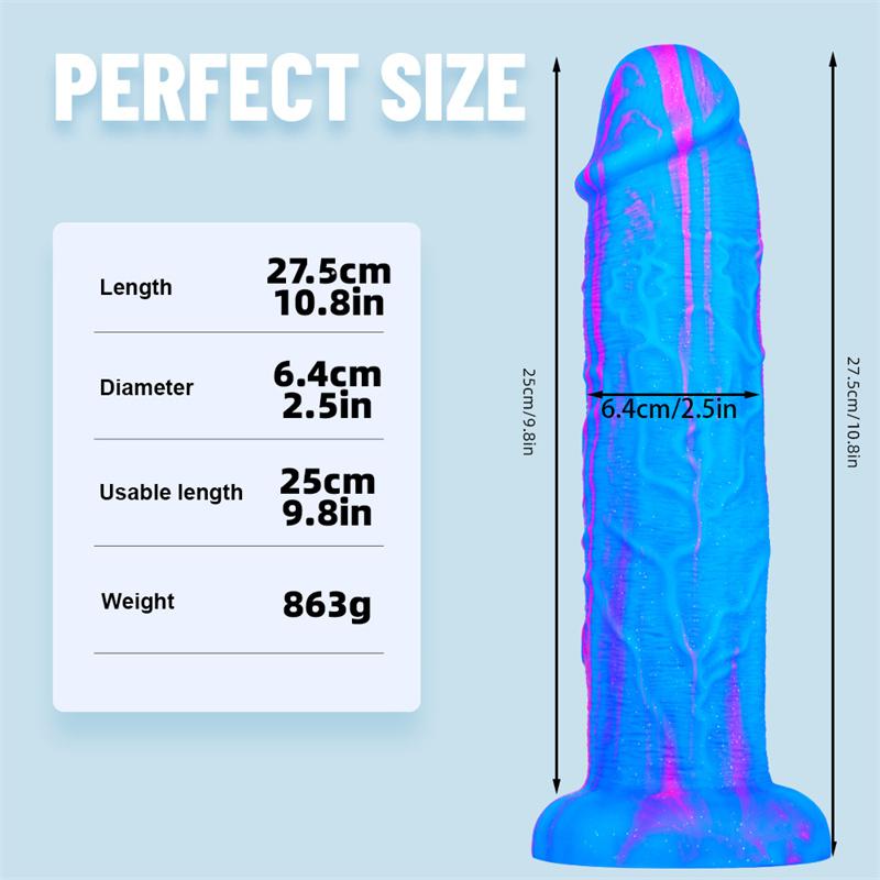 Żeński magiczny korzeń płynny silikonowy kolor Symulacja Big Penis Horse Cock Dildo Produkty dla dorosłych