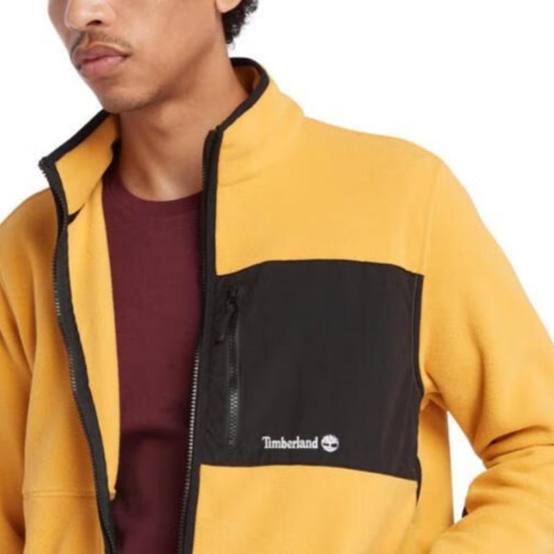 Timberland AF Outdoor Archive Re-Issue Stand Collar Fashion Versatile Long Sleeve Jacket Men Jackets Yellow A2M3H-723