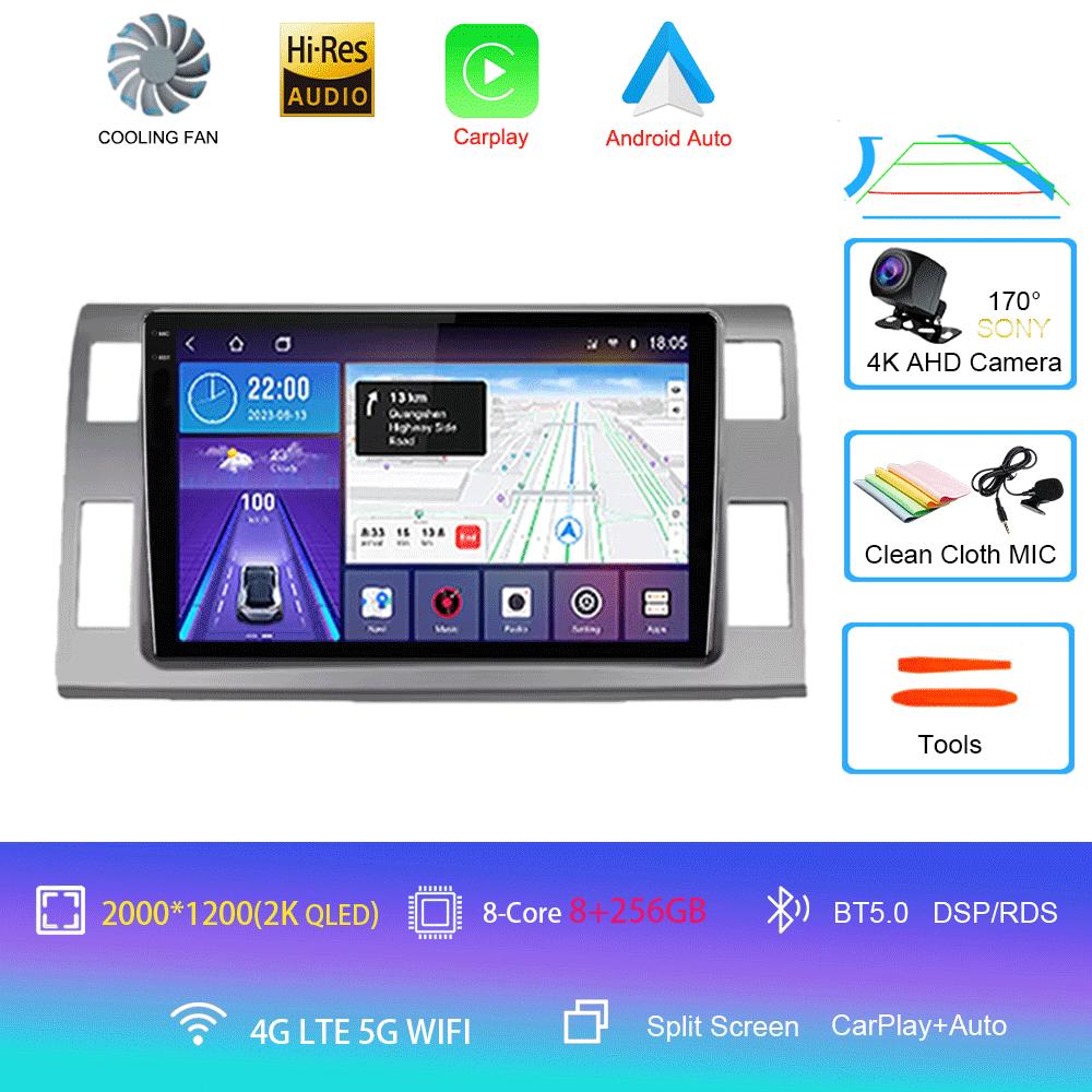 Car Radio Android 14 For Toyota Previa XR50 3 III Estima 2006-2019 DSP Multimedia Player GPS Stereo Autoradio 2 Din Stereo
