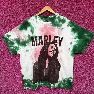 Μπομπ Μάρλεϊ Ρεγκέ Ρετρό Στυλ Μπλουζάκι Tie Dye 3XL
