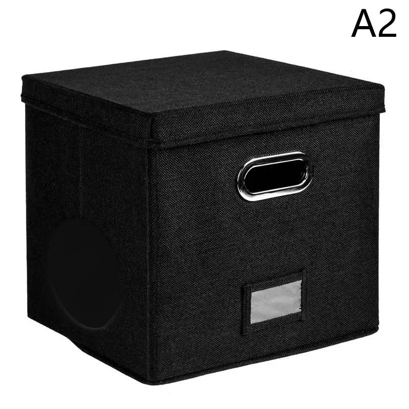 

12-дюймовые коробки для хранения виниловых пластинок с крышками и ручками, пыленепроницаемый, стильный и практичный органайзер для пластинок