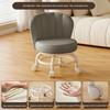 Children's Rotating Stool with Backrest and Silent Wheels