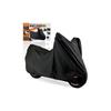 Daytona Motorcycle Cover, Large, 250cc-400cc, Water-Repellent, Moisture-Resistant, Heat-Resistant, Simple Design, Black, LL Size, 98203