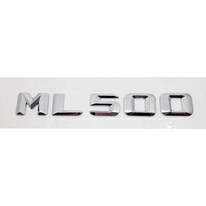 3D Car Rear Badge Emblem Sticker  Tail Box Number Letter Decal Decoration for ML430 ML450 ML500 ML550 Modified Accessories