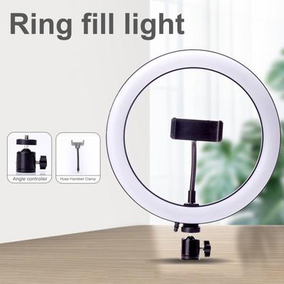 6/10/12 Zoll Fülllicht Einstellbar 360 Grad Drehbar Hohe Helligkeit Multifunktionsschalter LED Selfie Ringlicht für Fotografie