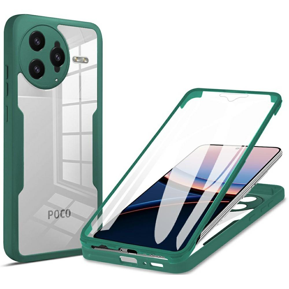 For Xiaomi Poco F7 Ultra 5G/Redmi K80 Pro 5G Case Acrylic+TPU Clear Phone Cover with PET Screen Film