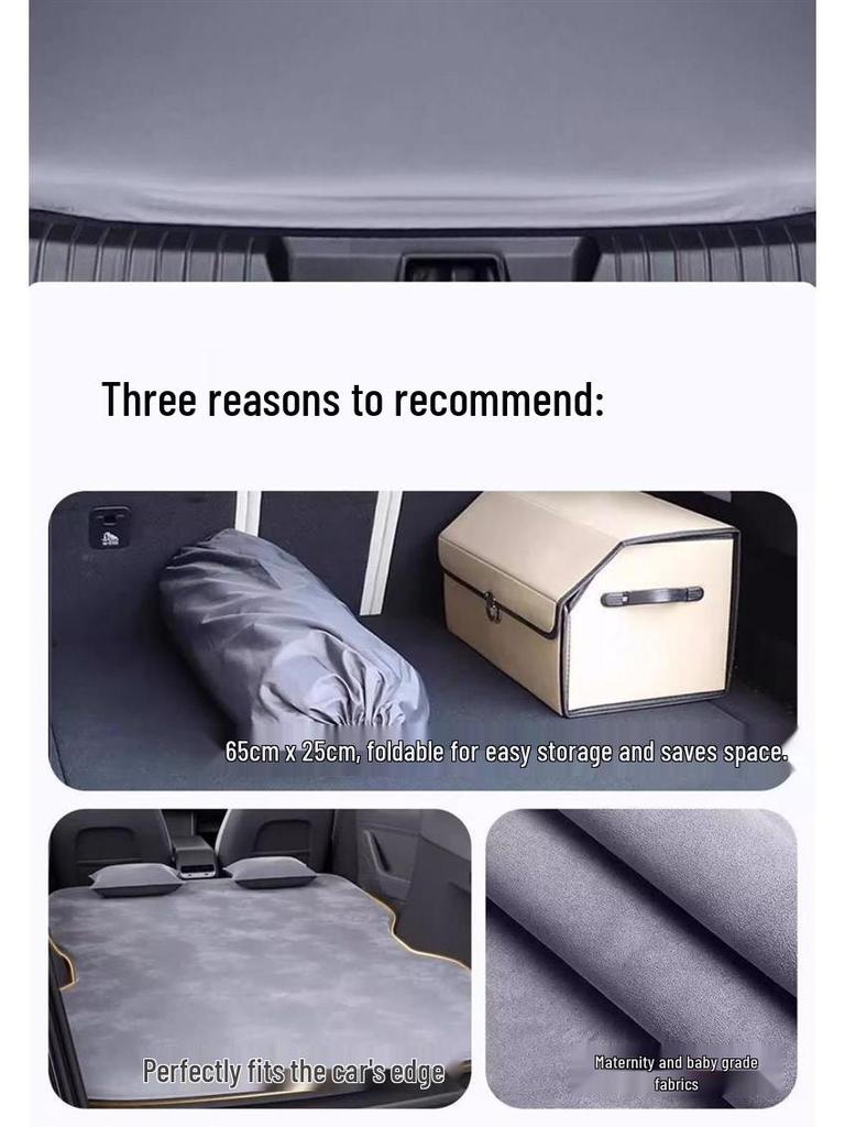 Spací podložka do kufru Honda CRV: Nafukovací matrace na zadní sedadlo (Není nutná inflace)