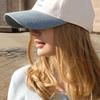ELKE BLOEM CALIS IVORY/VINTAGE BLUE BALL CAP
