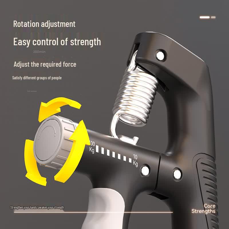 WEZHO Adjustable Hand Gripper with Electronic Counter (10-100kg) CN plug (adapter included)
