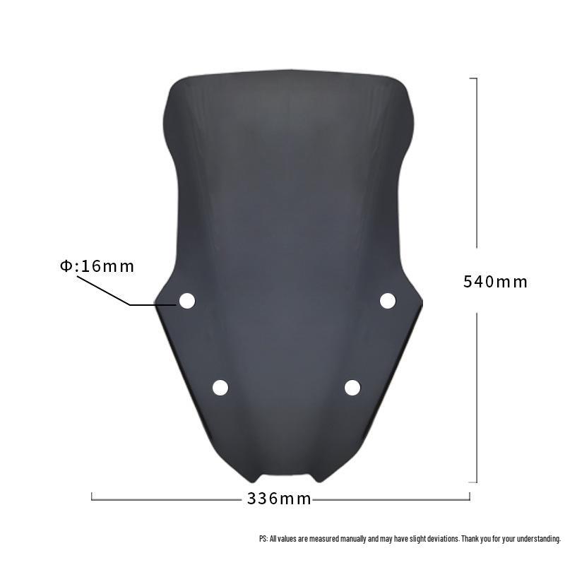 Zontes 150X Windshield: Motorcycle Windscreen Deflector Mod