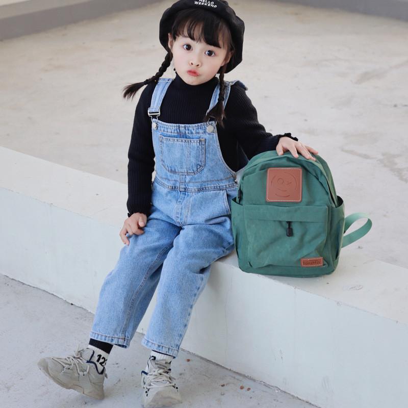Adorable Canvas Backpack For Kids Aged 3-6 Years Perfect For School And Travel