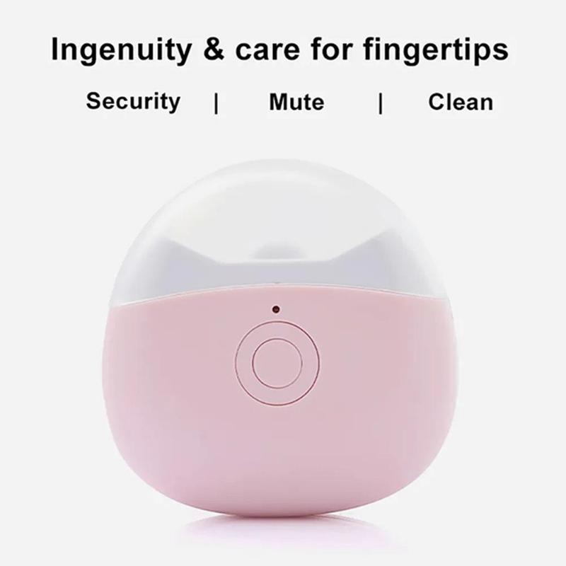 USB-elektrischer Nagelknipser mit LED-Licht, automatischer 2-Gang-Nagelschleifer-Trimmer für Baby-Erwachsene, Mini-Maniküre-Werkzeuge