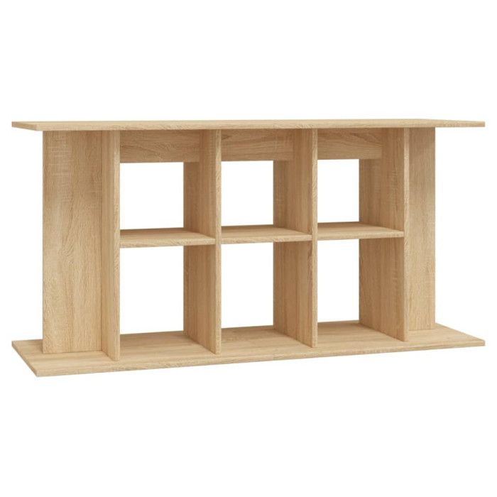 VidaXL Aquarium Stand Sonoma Oak 120x40x60cm Engineered Wood 833594