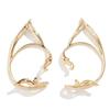 Korean Style Elf Ear Clip Goth Ear Hook Ear Cuff Cat Ear Hollow Ear Clips Alloy Single Side Earrings Girls Gift