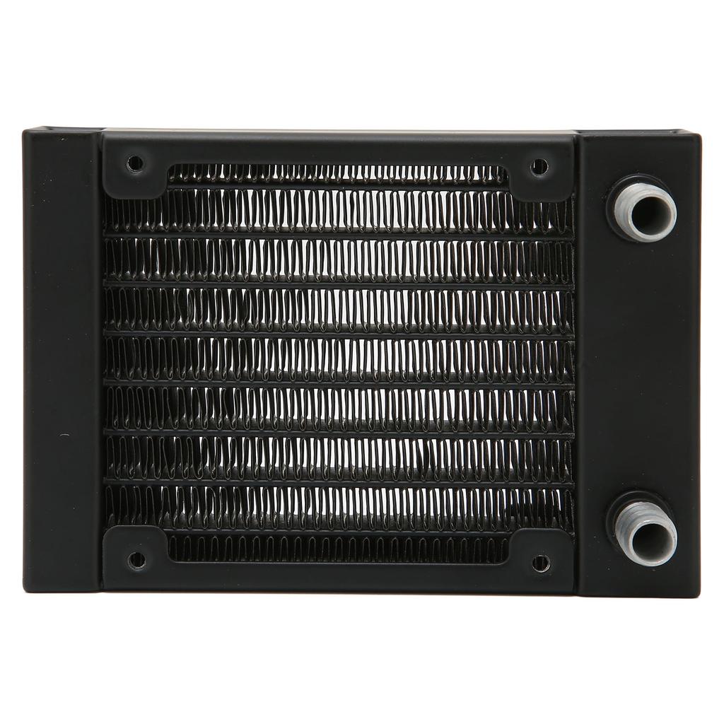 Schimbător de căldură din aluminiu 8 țevi 9,5 mm Robinet 80 mm Disipare bună a căldurii Răcitor de apă cu șuruburi