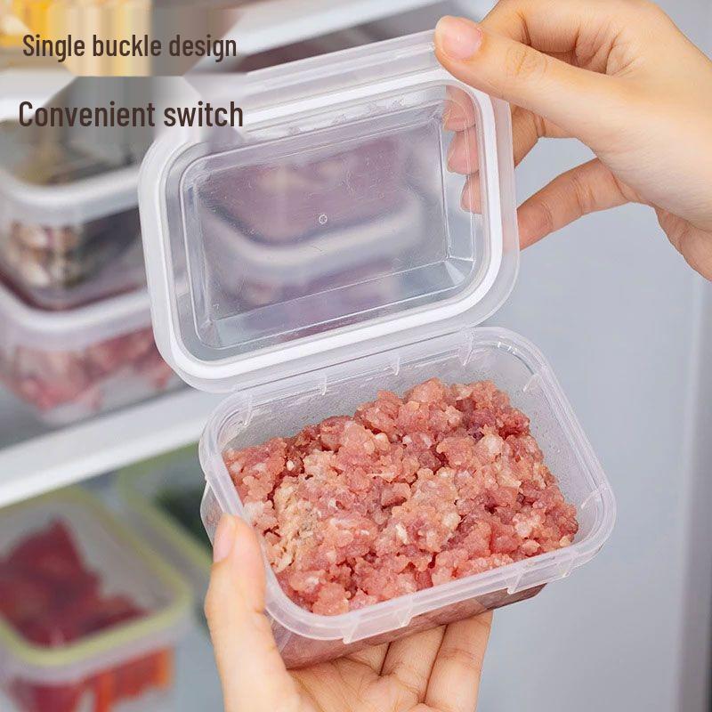 Szczelny pojemnik do przechowywania z pokrywką, bezpieczny do kontaktu z żywnością i zamrażarki – Nadaje się do mikrofalówki, utrzymuje świeżość, idealny do mięsa i nie tylko