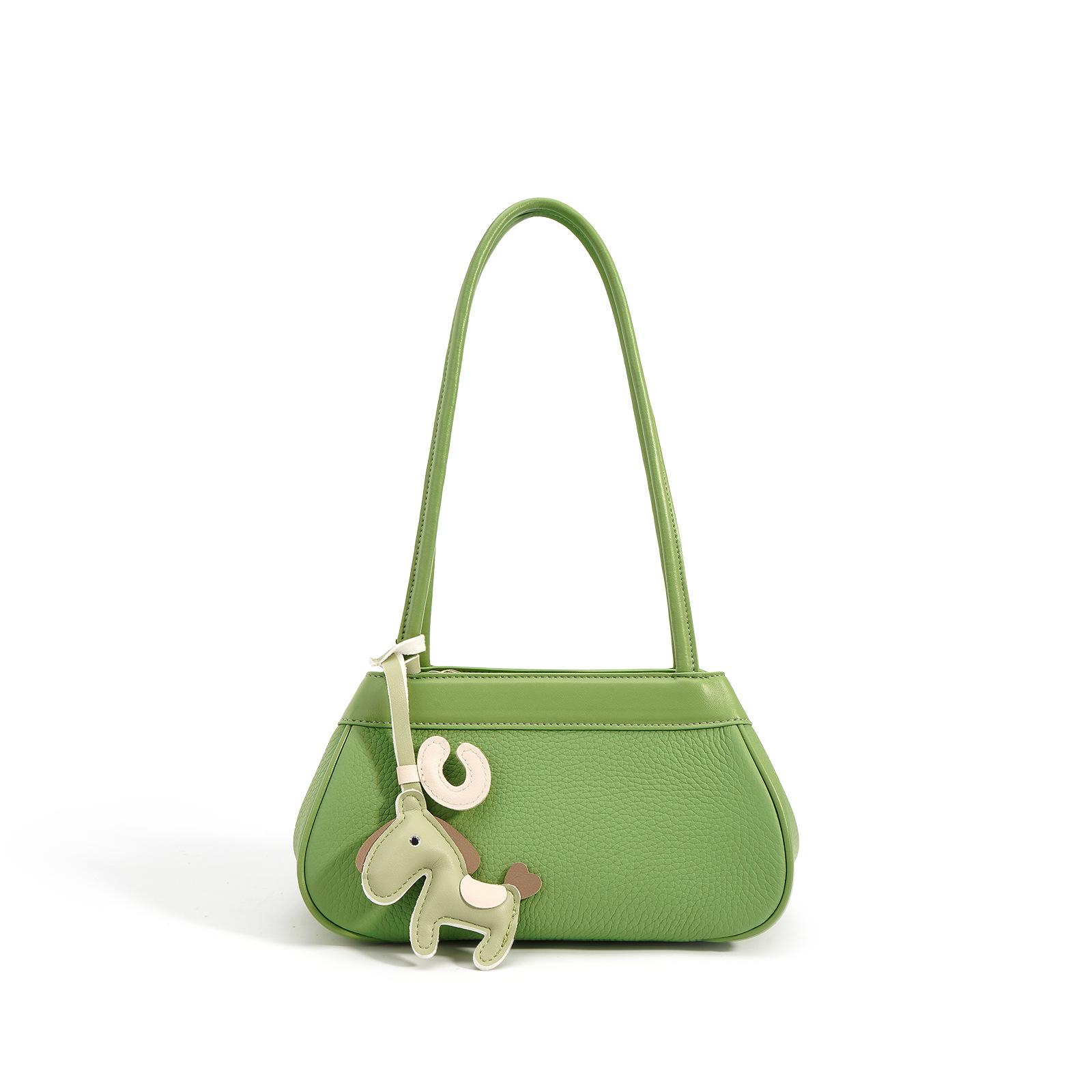 

Нишевый дизайн Сумка под мышкой Текстура коровьей кожи Сумка через плечо Сумка-мессенджер Женская