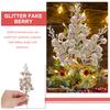 12Pcs Xmas Glitter Fake Berry Stems Realistic Artificial Christmas Tree Picks Wreath Decorations Holiday Crafts