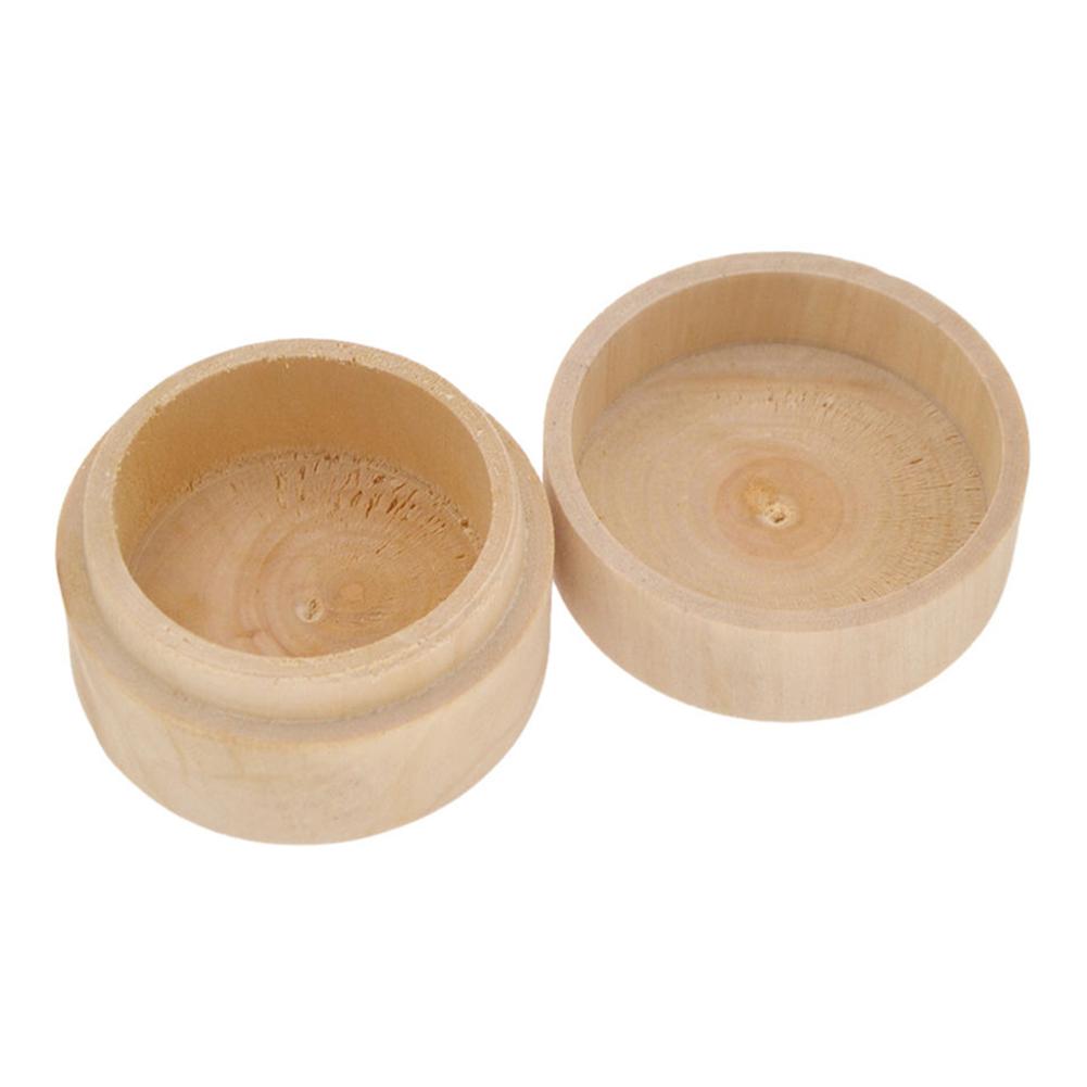 

Small Round Wooden Storage Box Handmade Jewelry Organizer Soap Box Vintage Decorative Natural Craft Jewelry Box Ring Case