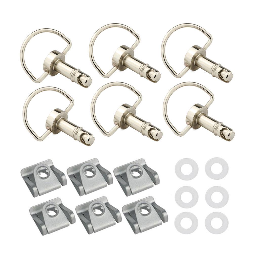 19mm Universal Quick Release D-ring Turn Clip Race Fairing Fastener For Off-Road Scooter Street Motorcycle Suzuki Ducati Aprilia