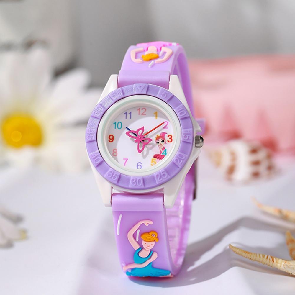 Ballet Girl Design Children's Watch Adjustable Girl's Wristwatch New Quartz Watch  Girls