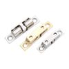 1Pcs Closet Tension Latch Bead Lock Brass Copper Double Spring Steel Ball Door Bumper 40/50/60/70mm Hardware Fittings Door Catch