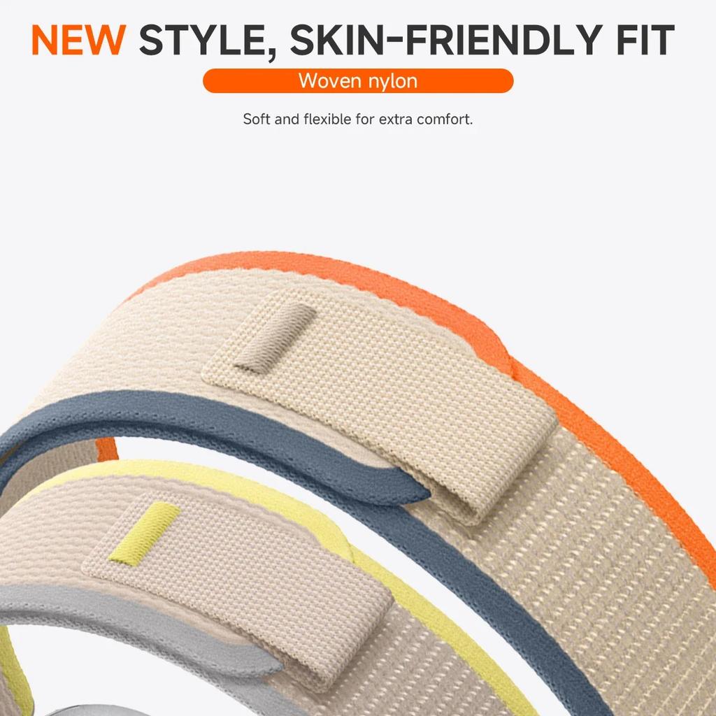 No Gaps Trail Loop Nylon Strap for Samsung Galaxy Watch Ultra 47mm Sport Bracelet Watchband for Galaxy Watch 7 Ultra Band Correa