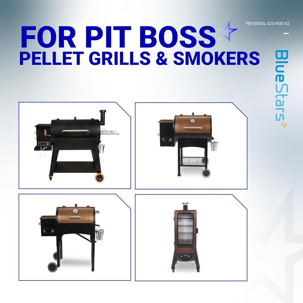 BlueStars RTD Temperaturfühler Sensor, Kompatibel mit Pit Boss Pelletgrills und Räucheröfen, Temperaturfühler Ersatz, Fleischfühler Sensor PB1000XL-025-R00
