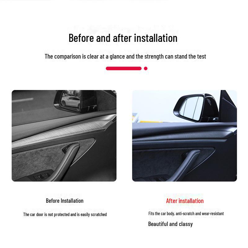 Inner Door Trim Strips for Tesla Model 3/Y: Customized Accessories