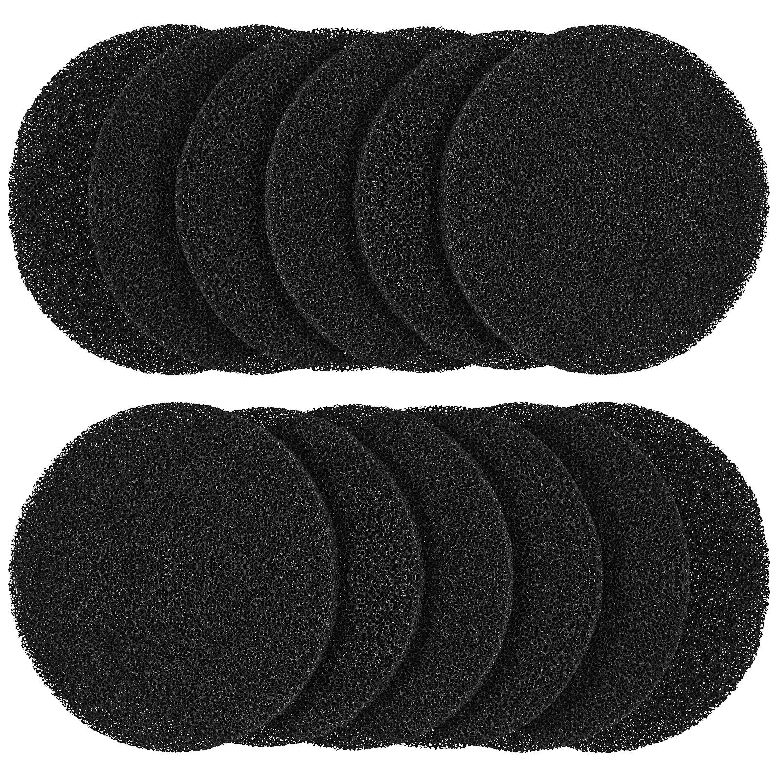 12Pcs Charcoal Filters for Kitchen Compost Bin Activated Charcoal Compost Bin Filters Round Reusable Replacement Compost Filters