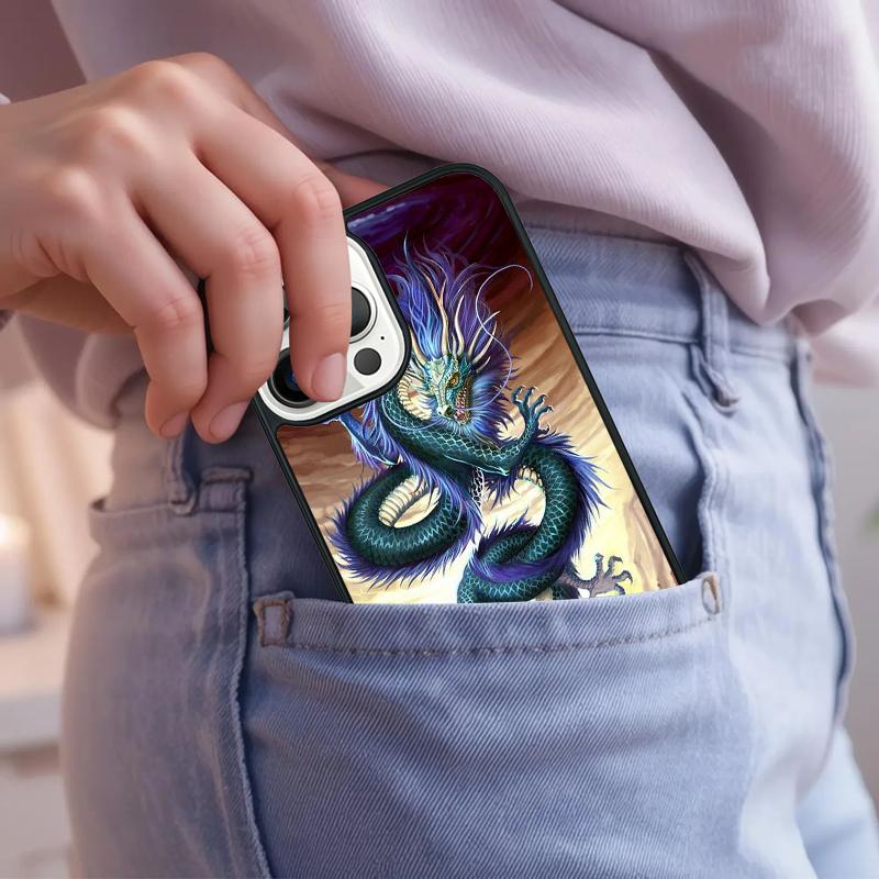 Legendary Chinese Dragon Phone Case For iPhone 17 Air 15 16e 14 13 Pro Max Coque 12 11 Pro Max PLUS Cover