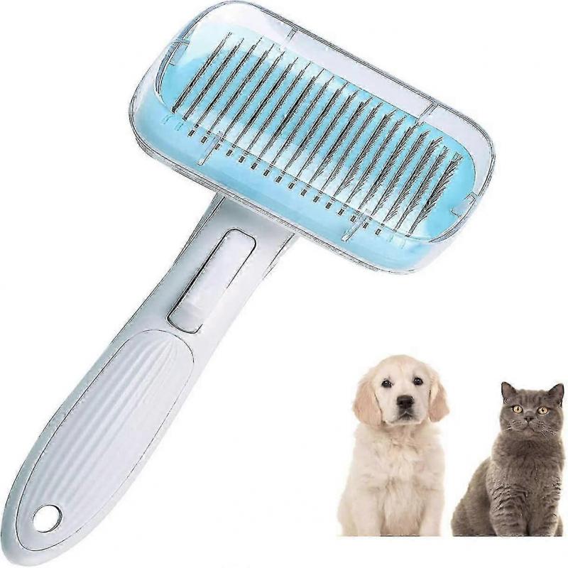 Cat Brush, Self-cleaning Cat Brush, Undercoat Removal, Dog Brush, Shorthair To Longhair Cat, Soft Cat Brush