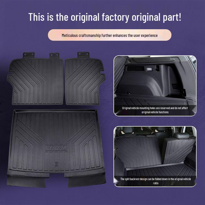 Haval Big Dog 26 Model Trendy Wild Trunk Mat: Dedicated TPE Car Accessory for Modified Tail Box