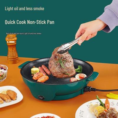 Multifunctional Mini Electric Oven & Non-Stick Grill Pan for Home Cooking & Barbecue