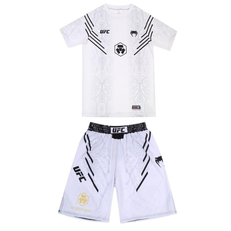 Mens MMA Training Suit Short Sleeve