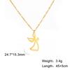 Cazador Angel Pendant Necklace for Women Christian Amulet Neck Chain Angel Baby Stainless Steel Jewelry Birthday Gifts New