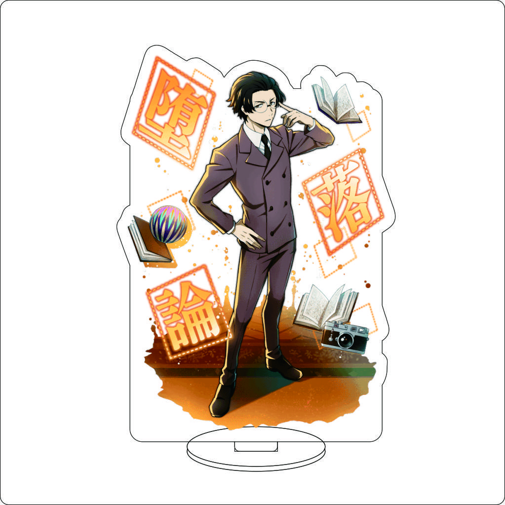 

16CM Anime Bungo Stray Dogs Cosplay Acrylic Stand Ornaments Izumi Kyouka Ryunosuke Akutagawa Figure Stand Halloween Gifts 16CM
